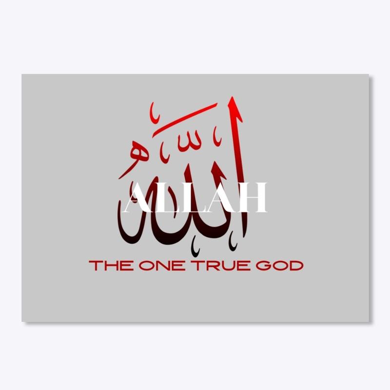 The “Allah” Collection Sticker (White)